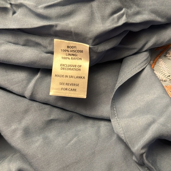 NEW SPARTINA 449 mara smocked dress in oyster factory embroidery size XXL - Picture 9 of 13